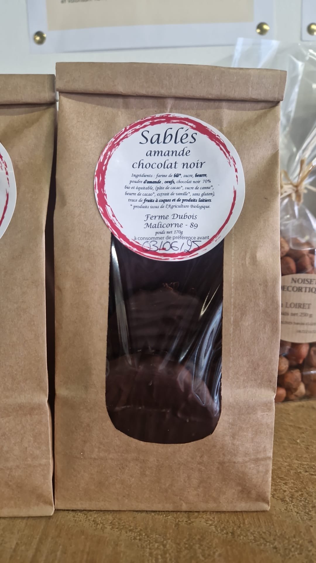 Sablés chocolat noir - de Malicorne
