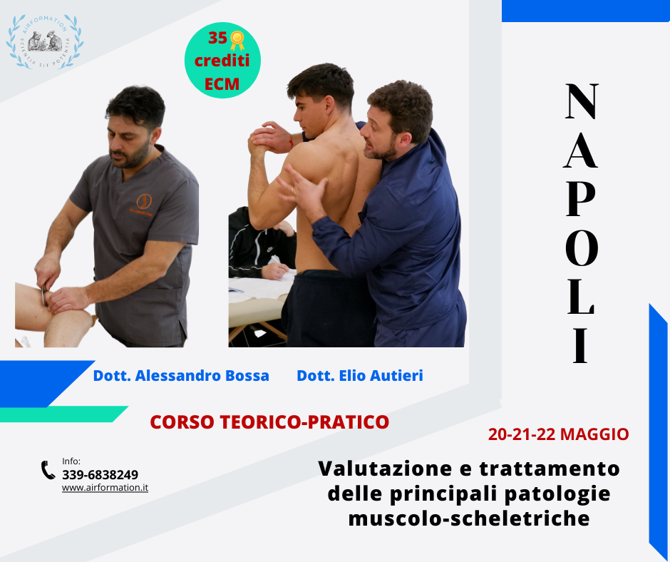 Valutazione e trattamento delle principali patologie muscolo-scheletriche