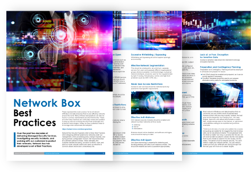 Best Practices — Network Box Managed Security Services