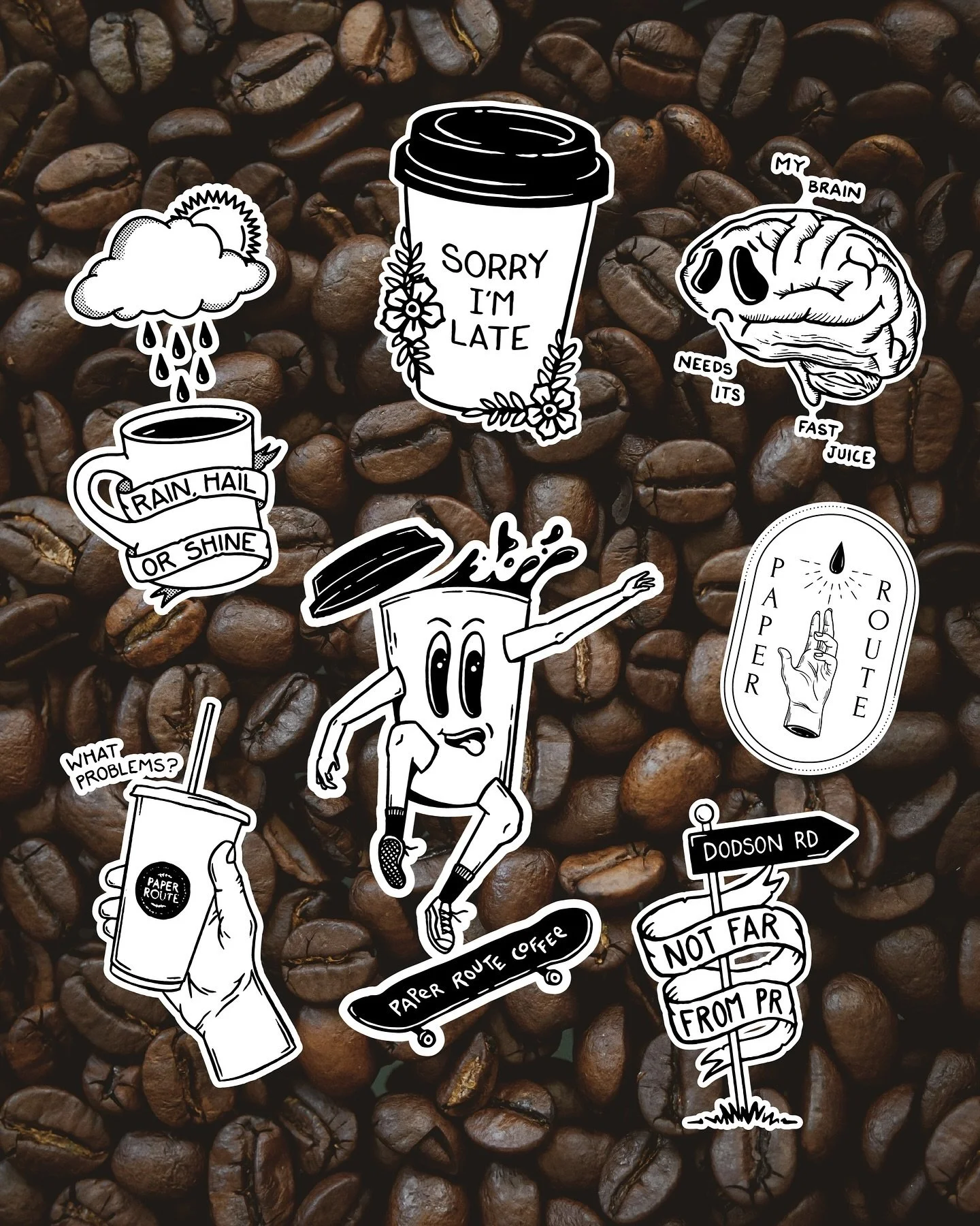 We’ve teamed up with our old pals at @paperroutecoffee to create a suite of pretty rad designs for a very cool merch drop they’ve got on the way.. Which one is your favourite? 👉🏼