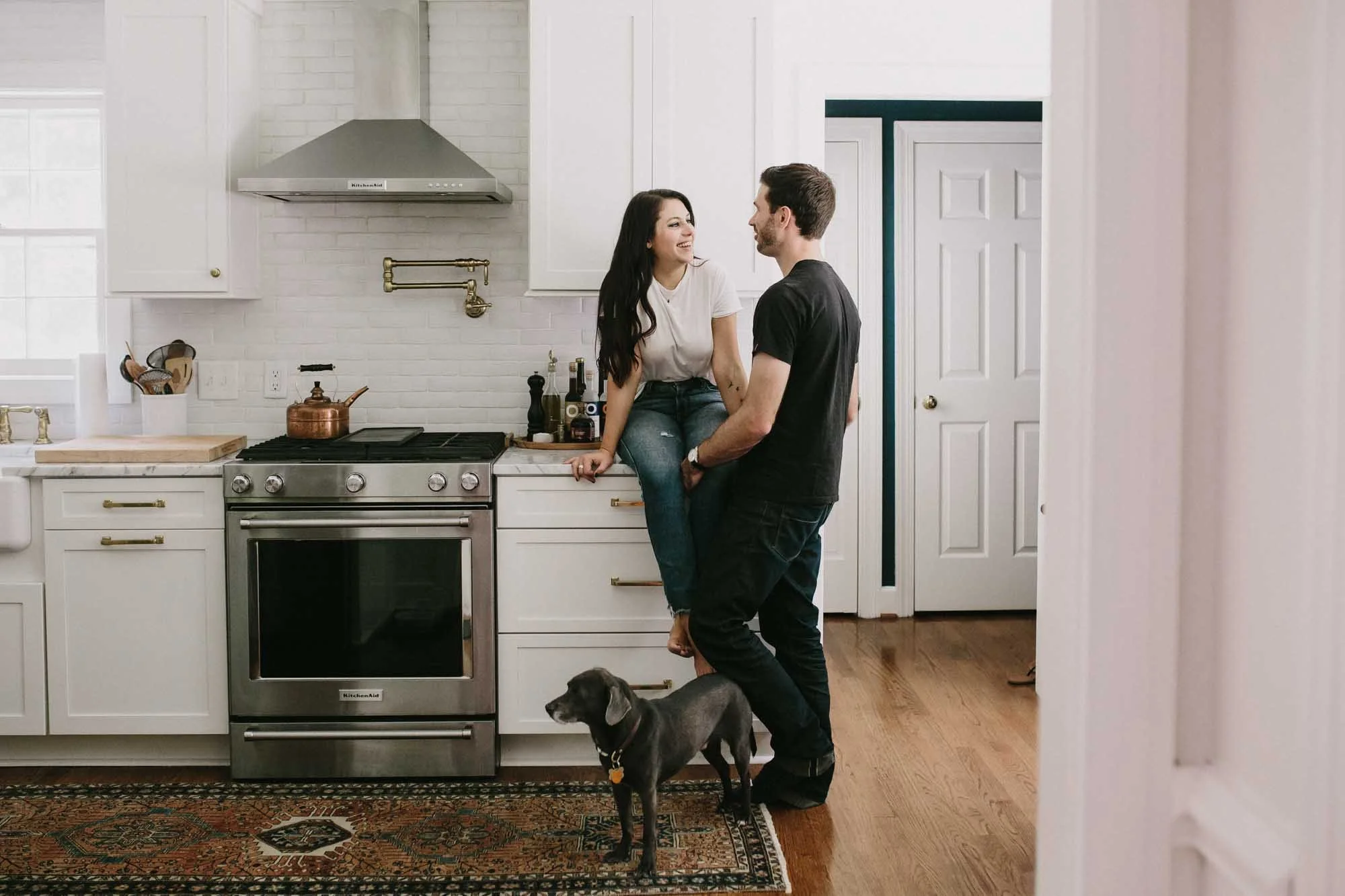 Sam + Grayson | Home Engagement Session