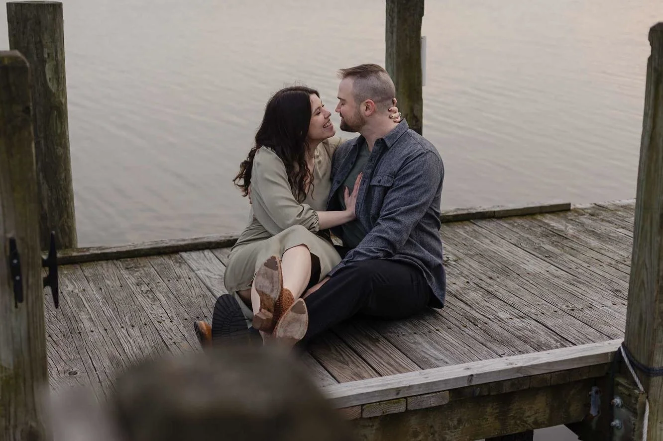 I hope everyone is enjoying the winter weather! I beat the snow and sleet to the coast yesterday and photographed Jessie and Tyler&rsquo;s engagement photos in their favorite park. Thankful they trusted me in the cold and let me capture their sweet l