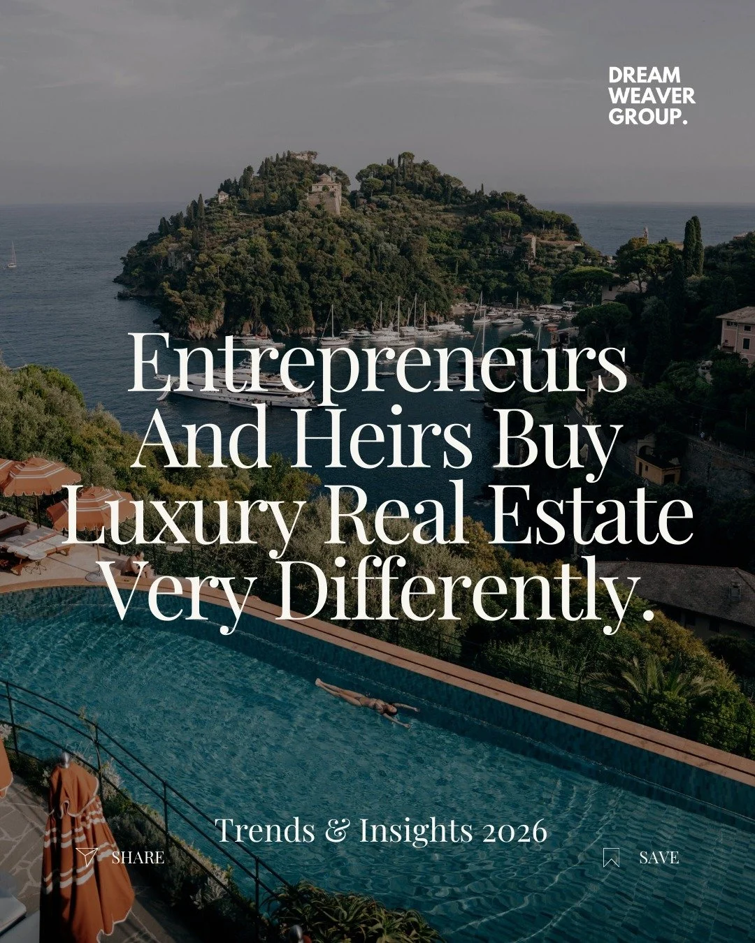 Ultra-High-Net-Worth buyers are not a single category.

Entrepreneurs and heirs often deploy comparable levels of capital, yet their property strategies diverge significantly.

One typically prioritises flexibility, diversification, and strategic pos