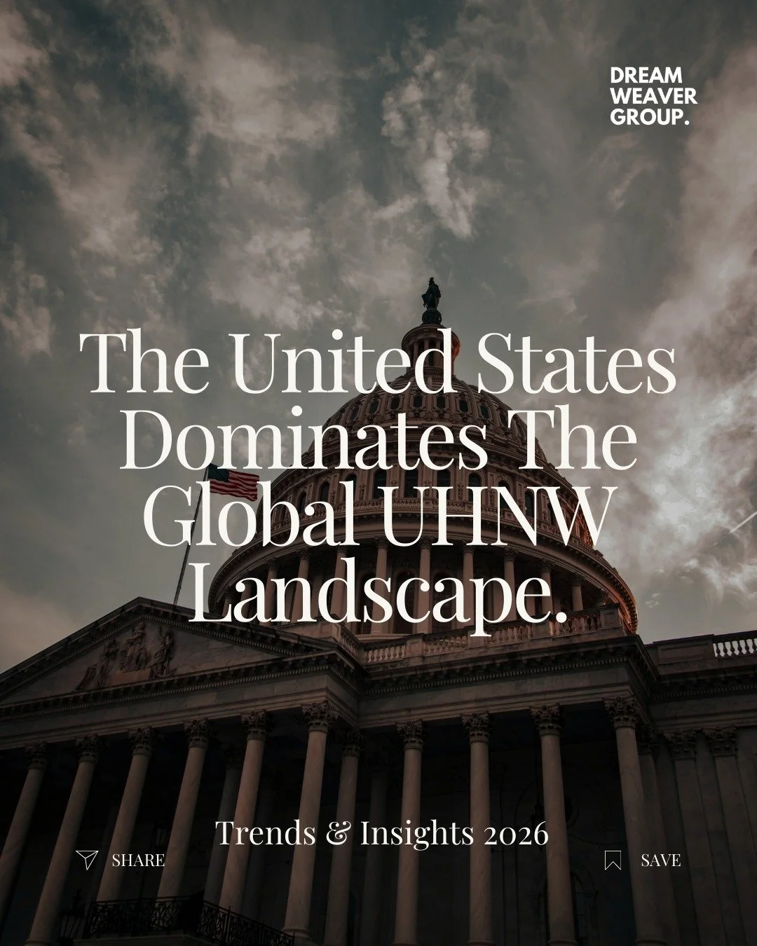 Nearly three-quarters of the world&rsquo;s Ultra-High-Net-Worth population resides in just ten countries.

The United States alone accounts for roughly 40%.

Capital is not dispersing evenly across the globe.

It is consolidating within dominant fina