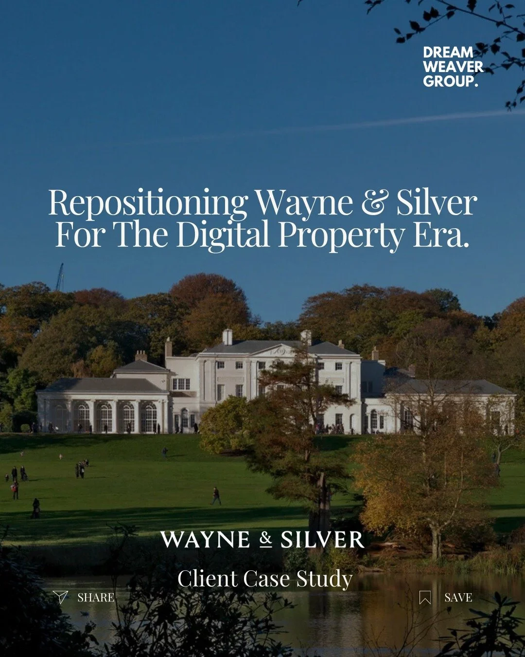 When we began working with Hampstead-based estate agency Wayne & Silver, their local credibility was well established. Their digital presence, however, did not yet reflect the calibre of property or market they operated within.

Our objective was