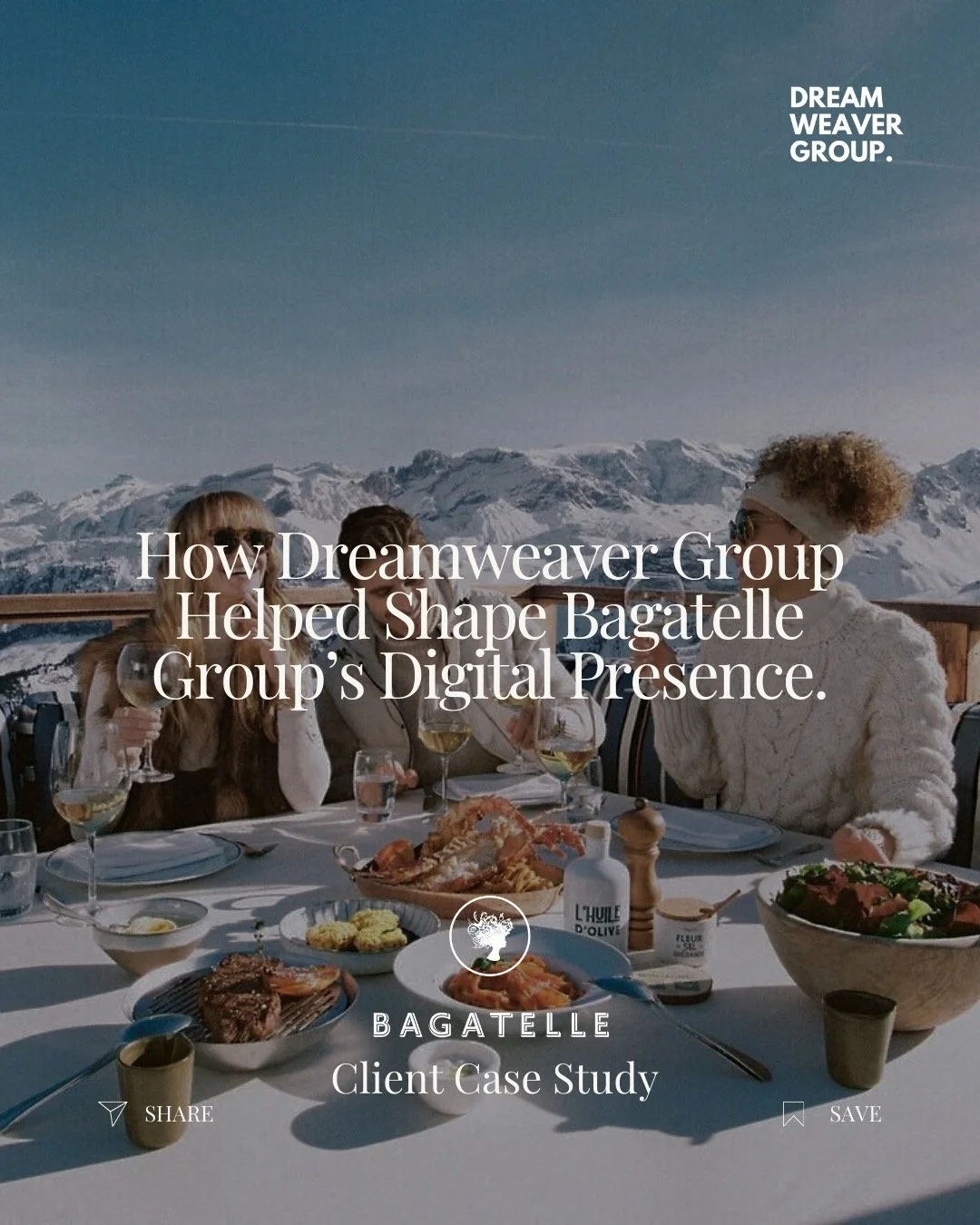 Bagatelle is one of the most recognisable names in global luxury hospitality, known for its high-energy dining experience that blends food, music and celebration.

In 2023, Dreamweaver Group was appointed to support the brand&rsquo;s digital presence