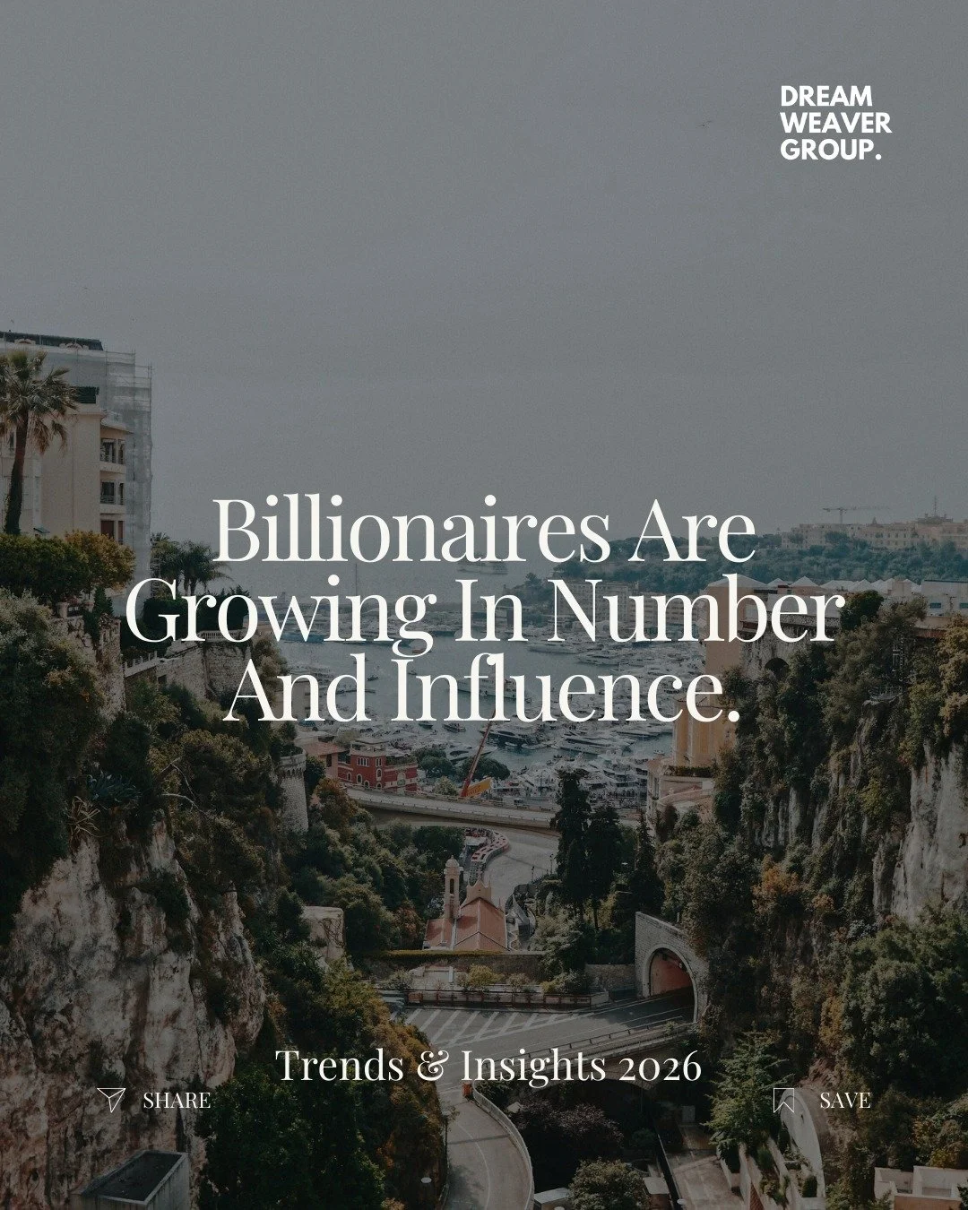 The global billionaire population has reached 3,508 individuals.

Collectively, they now control approximately &euro;12.4 trillion in wealth.

This level of capital is not evenly distributed.
It is concentrated across a small number of countries, cit