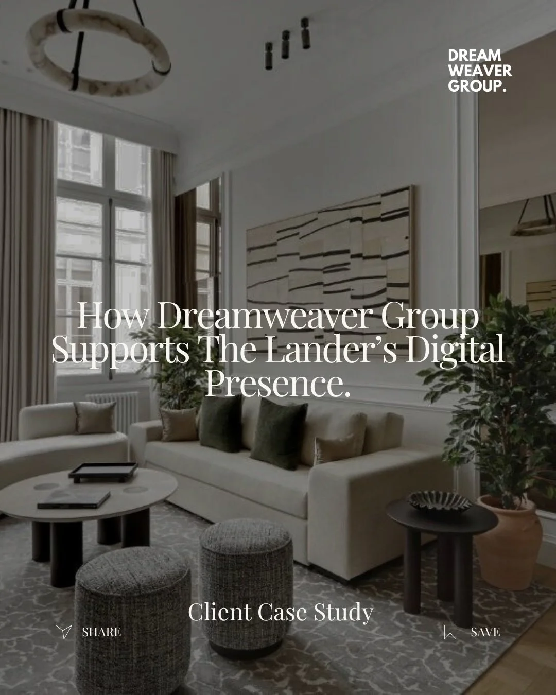 The Lander is a luxury serviced apartments brand offering high-end residences across some of Paris’s most iconic neighbourhoods.

Dreamweaver Group supports the brand across digital marketing and content production, shaping a consistent visual 