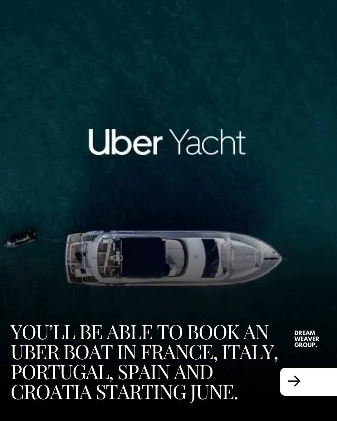 Your European summer just became significantly more interesting.

Uber is expanding further into luxury leisure and travel experiences through a new partnership with Click&amp;Boat, launching boat bookings directly through the Uber app across 23 coas