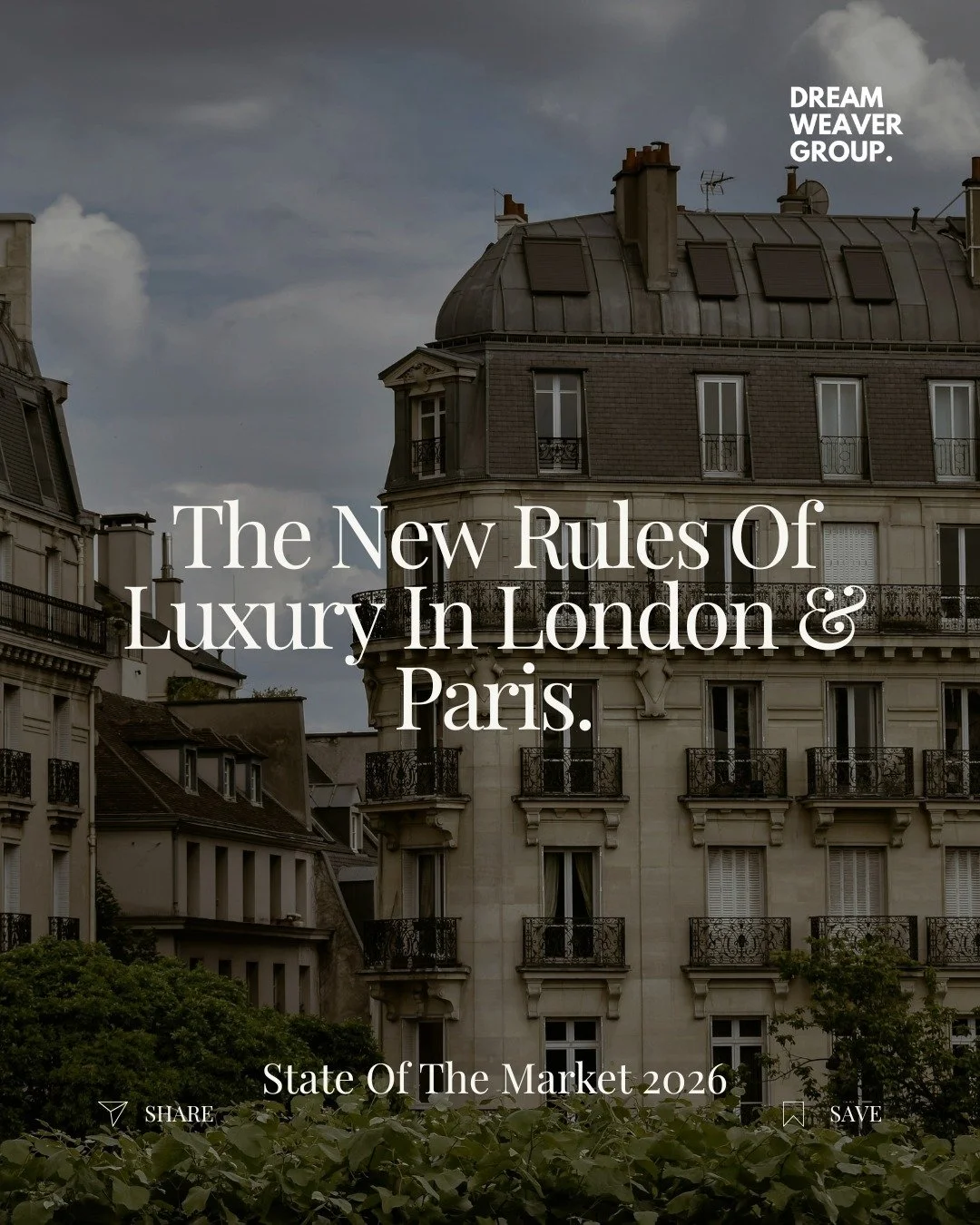 Luxury in 2026 is becoming more selective, more private and significantly more international.

Our latest State Of The Market report explores the changing dynamics shaping London and Paris across luxury real estate, UHNW behaviour, hospitality, membe
