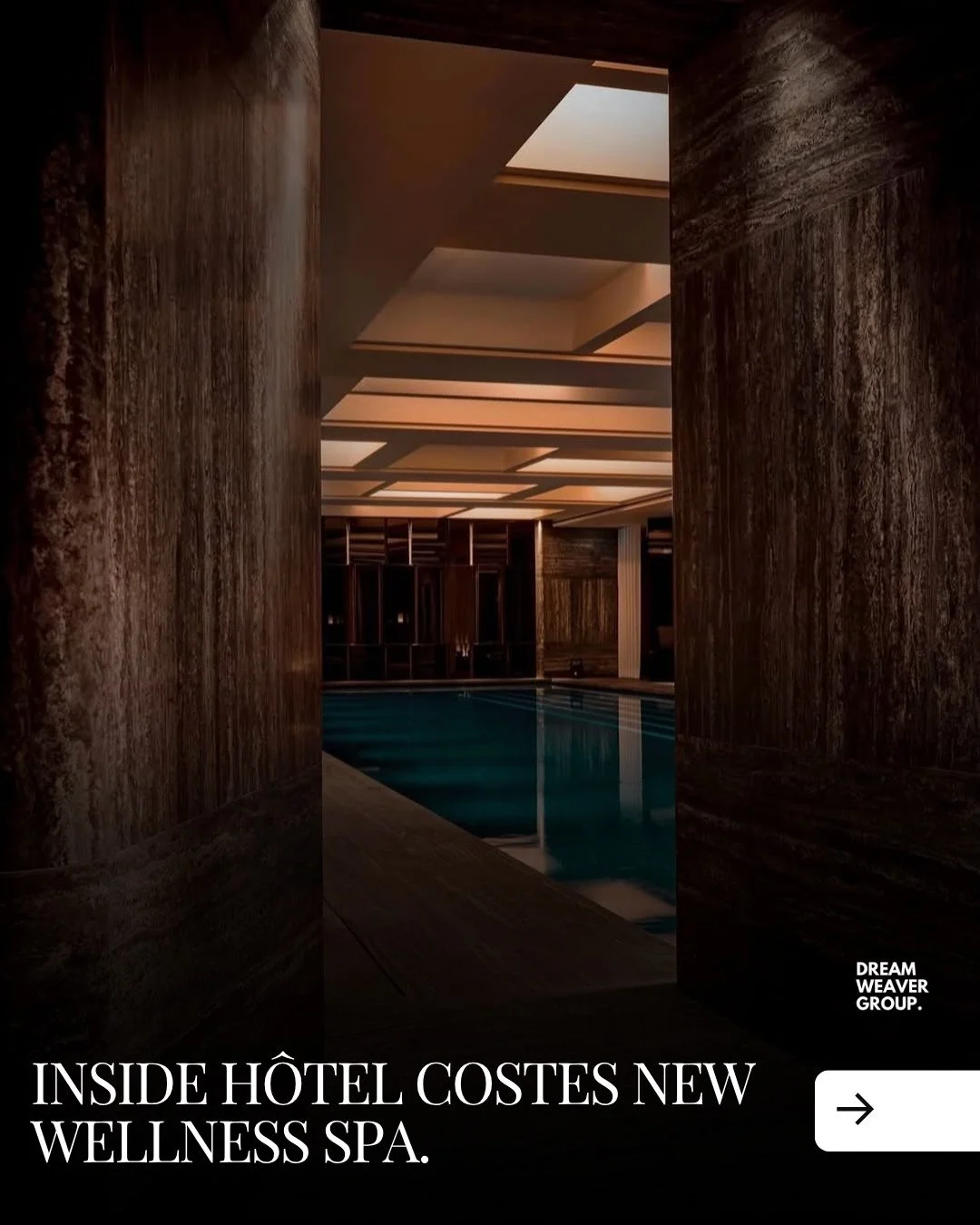 Hidden beneath H&ocirc;tel Costes, just a short walk from our office at Place Vend&ocirc;me, a remarkable new wellness destination has opened its doors.

Designed by @liaigre_official in collaboration with Jean-Louis Costes, the spa spans more than 2