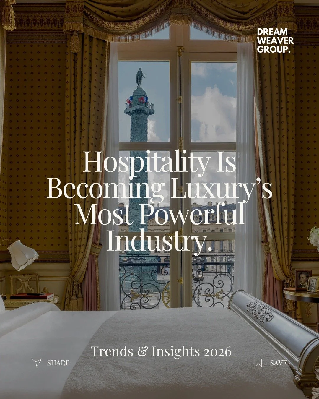 L'hôtellerie n'est plus seulement un secteur parmi d'autres de l'industrie du luxe.

Elle est en train de devenir l'un de ses principaux moteurs de croissance.

Partout dans le monde, les marques de luxe s'étendent au-delà de leurs catégories traditionnelles pour s'implanter dans l'hôtellerie, la restauration et l'immobilier résidentiel privé.