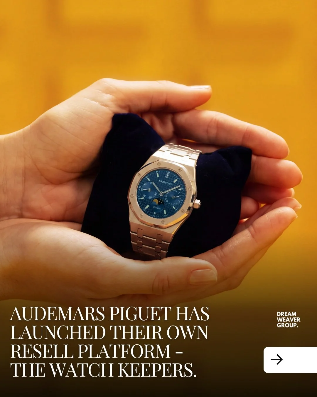 Audemars Piguet has launched The Watch Keepers, and the name says quite a lot.

The brand is not just interested in selling you the watch once.

It wants to stay involved in what happens to it afterwards.

Through the new platform, AP will authentica