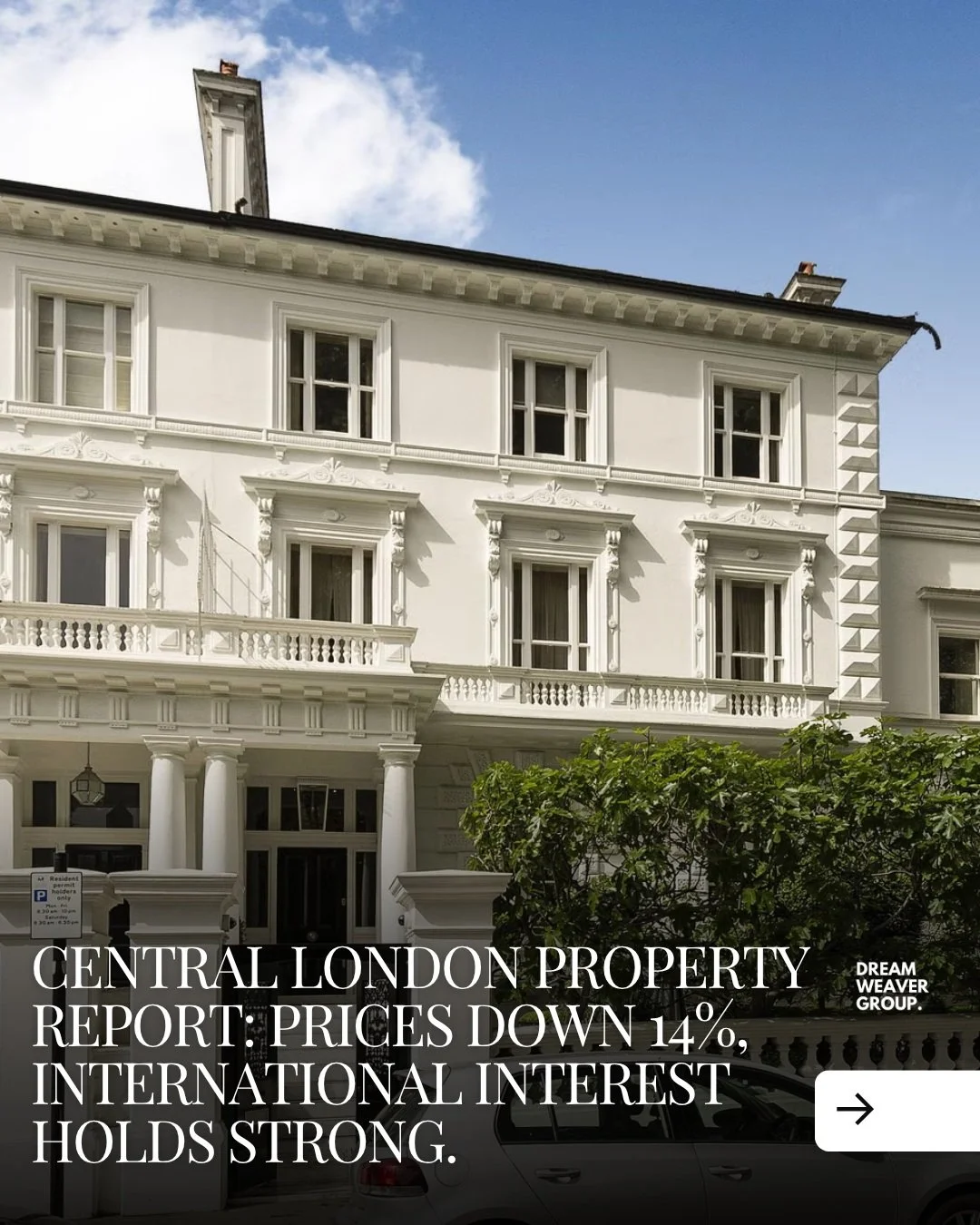 Central London has repriced. International buyers are still paying attention.

In the year to August 2026, average residential prices fell by more than 14% in both Westminster and the City of London, compared with a 2.2% decline across the capital, a