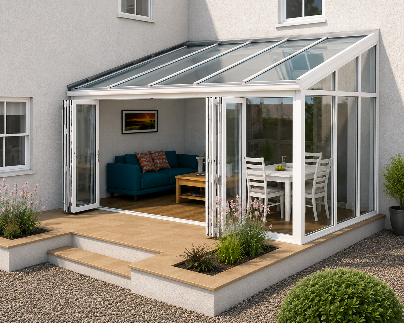 BEFORE- LEANT-TO ROOF