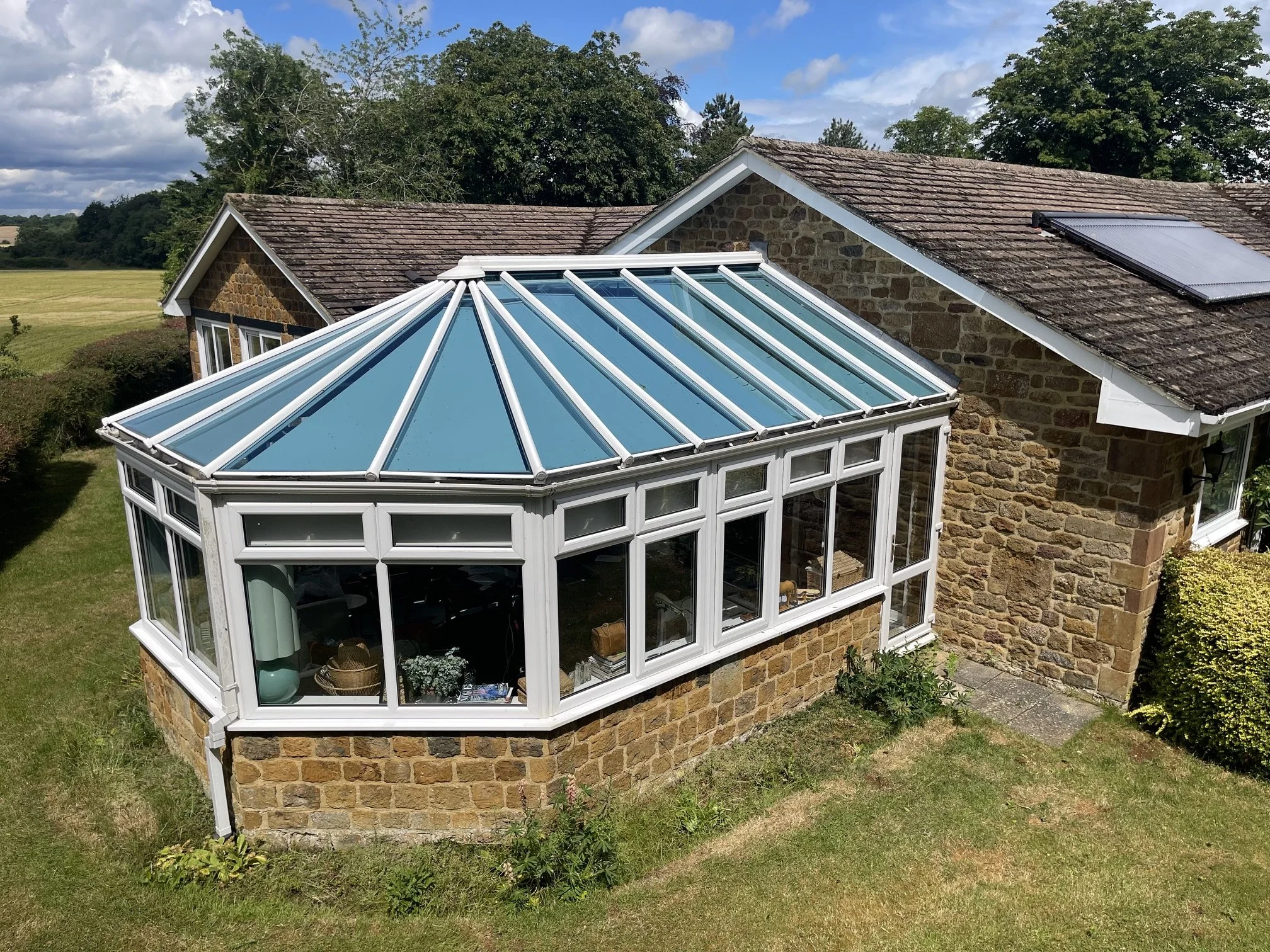 BEFORE- VICTORIAN ROOF