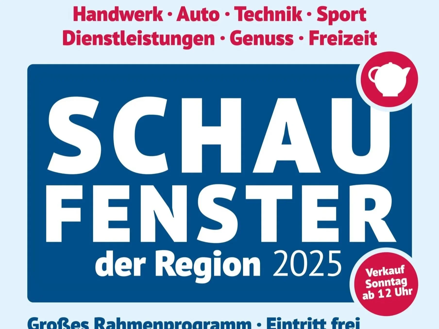 Messe: Schaufenster der Region 2025!