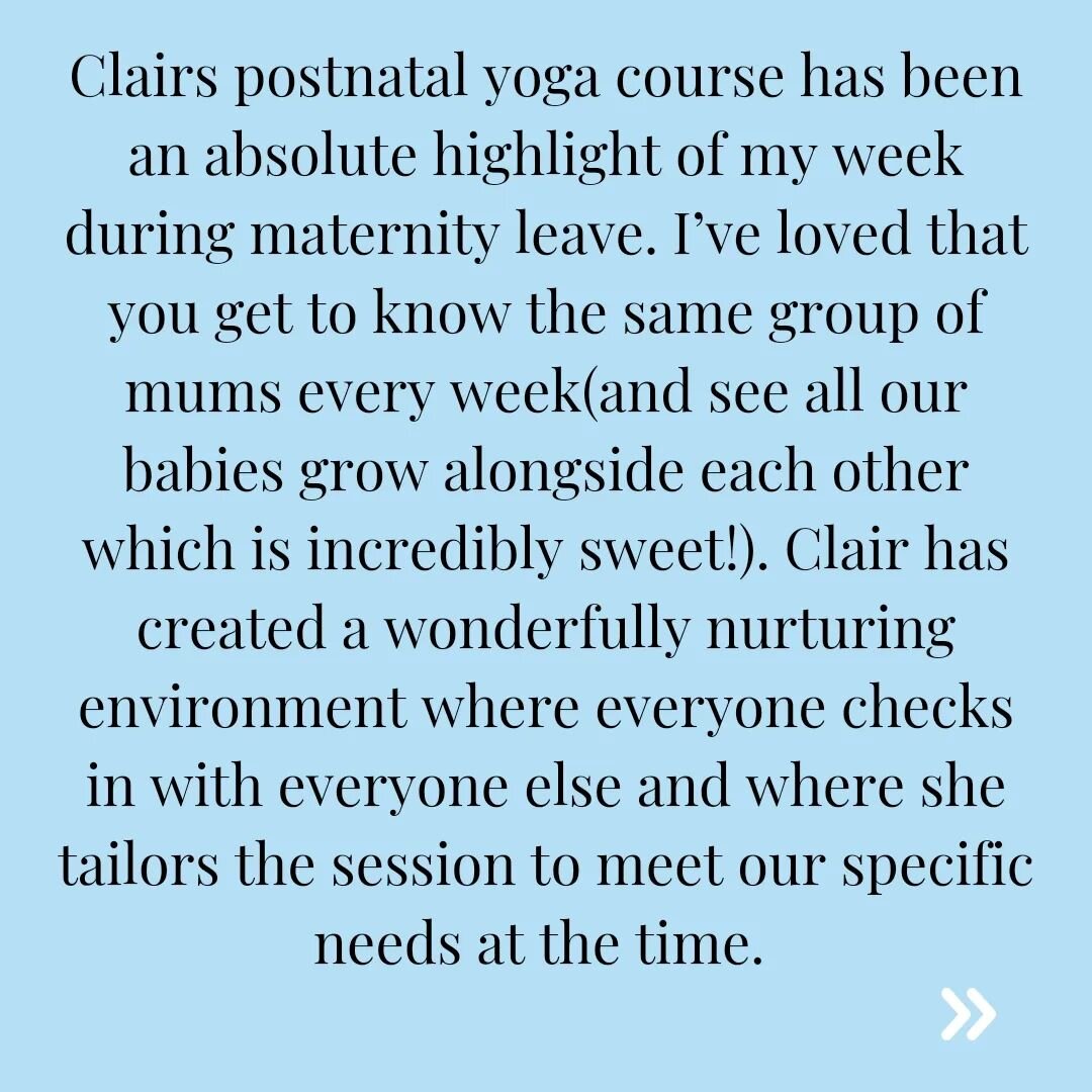Lovely words from a current student of mum and baby yoga and movement course 🧡 Join us tomorrow at 10.45-12.00 at @_energyforlife for the next 5 week course. Booking link in bio

.Each week will include:

Time to chat and be heard

Slow flowing sequ
