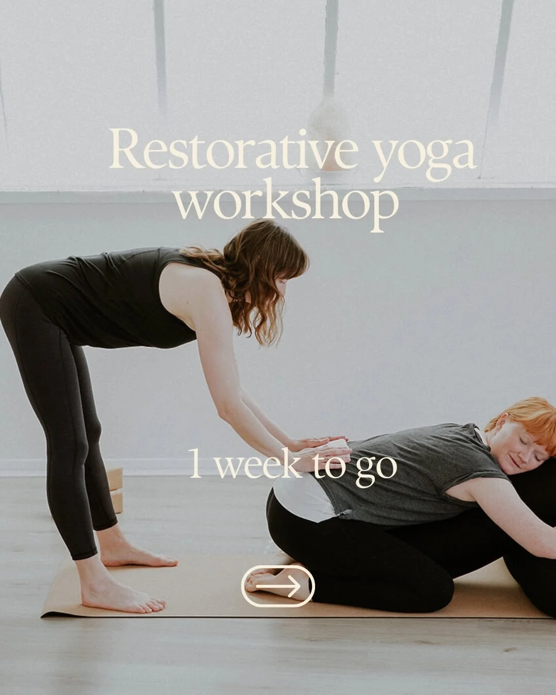 Only 1 week until my next restorative yoga workshop. Places are booking fast. Book direct in my bio or website.
I&rsquo;m looking forward to looking after you all and sharing ways to help you feel more comfortable in your body, calming your mind and 