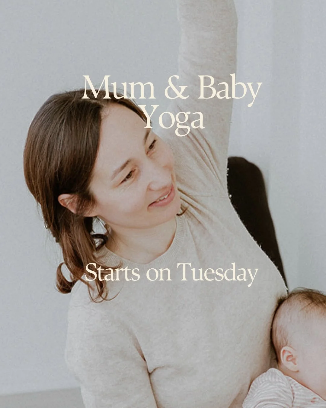 Mum and baby yoga course starts next Tuesday for 5 weeks. 10.45-12.00 
Suitable from 6 weeks or 8 weeks post C-section until your babies are crawling out the door.

I limit the places so you get all the space and attention you need. Grab your place n
