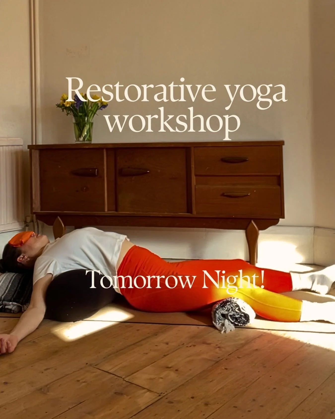 And relax&hellip;This is your reminder that 2 hours of rest, peace and quiet are the best way to ease you into the weekend. 

Join us tomorrow- Friday 17th April 19.00-21.00 for our monthly restorative yoga workshop- release tension, soothe your nerv