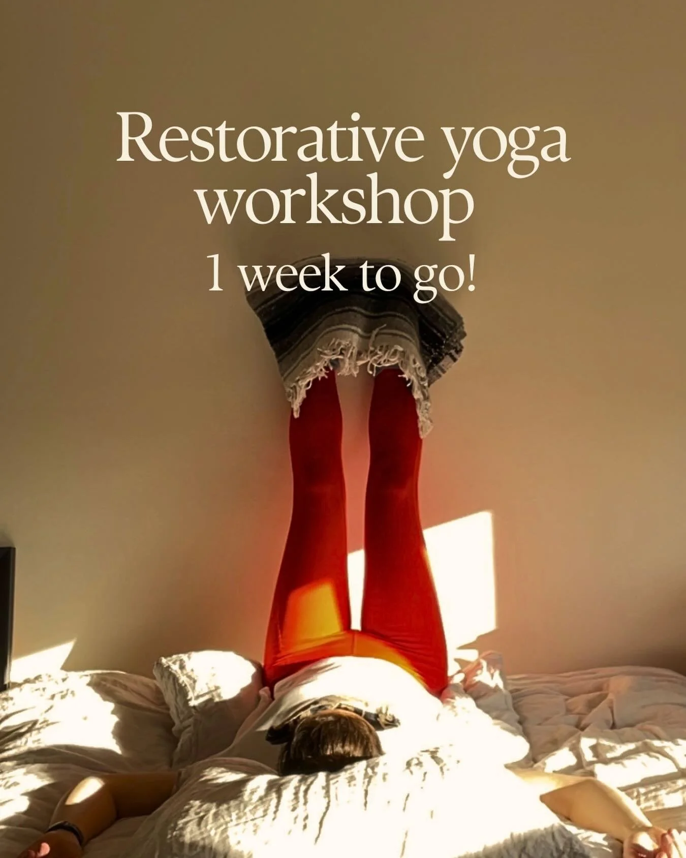 This Friday 12th June- join us for 2 hours of self care.
My next Restorative Yoga Workshop &ndash; a gentle, fully supported practice designed to help you unwind deeply, quiet the mind, and give your nervous system the rest it&rsquo;s been asking for