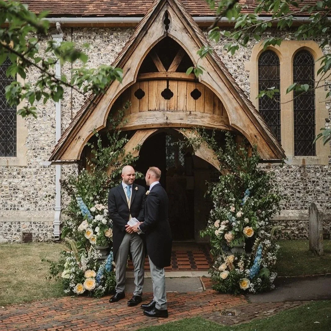 Church and Marquee, Saskia & Oscar