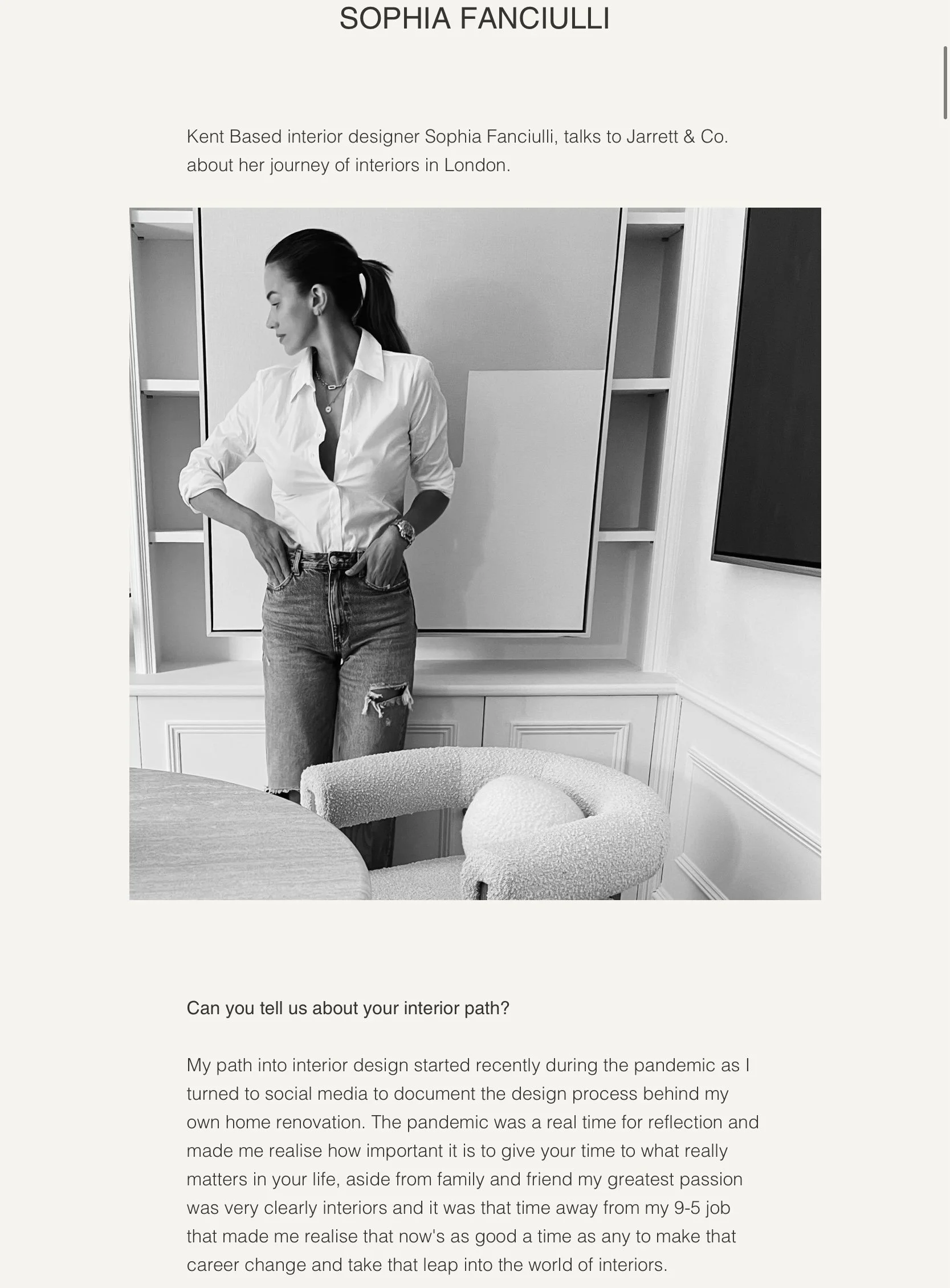 Jarret and co Insider series Interview 