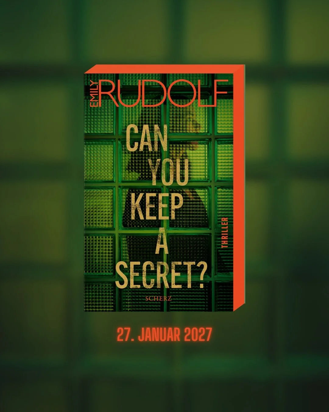✨COVER REVEAL ✨

Can you keep a secret? 🤫
Dann let&rsquo;s gooooo!🥁 Am 27. Januar 2027 erscheint mein neuer Thriller &raquo;Can you keep a secret?&laquo; und darum geht&rsquo;s: 

Sie dachten, dieses Geheimnis w&uuml;rde sie retten. 
Doch jetzt k&o