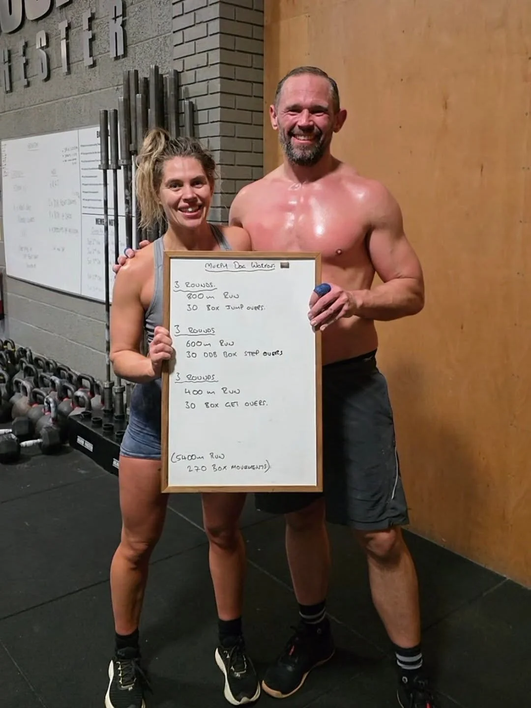 Thankyou @georginastevens.86 for joining me in my 'Murph dog workout'
.
My furry soul mate loved to run and jump.  So I thought I'd put this sweaty mess together in his memory.
.
#furrysoulmate #workout #memorialworkout