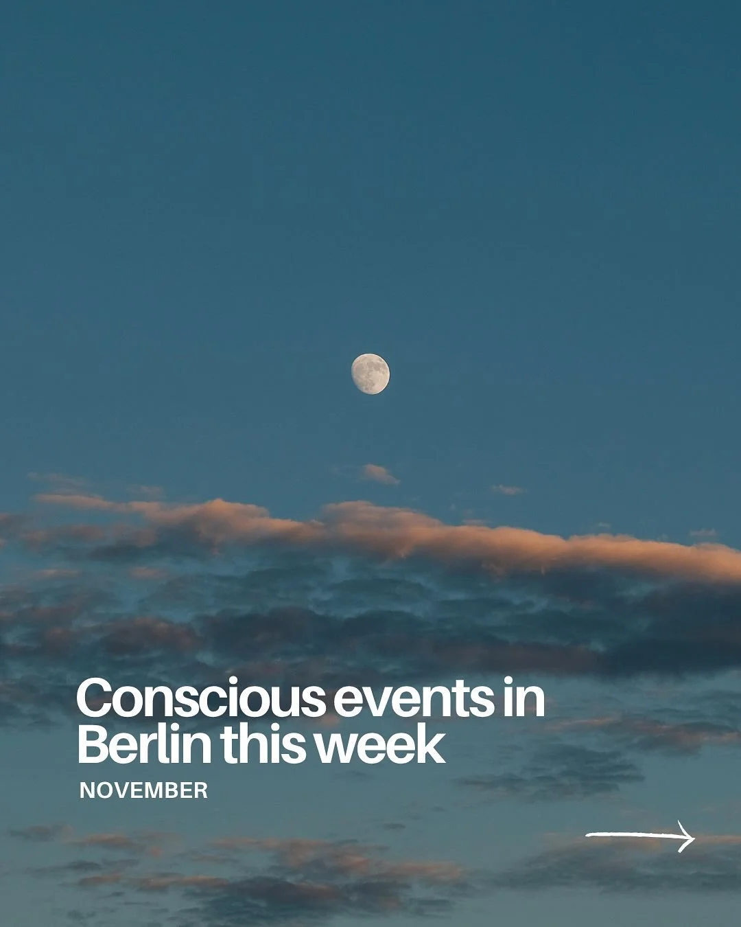 Conscious events in Berlin this week 🌝

&rarr; Full Moon Spa with @inner_sun_astro and @cosmo.politan030 on Wednesday, November 5th starting at 19.00 at UHU Salon in Alt-Treptow

&rarr;Kundalini Activation with @lightforce.activation.hemma on Friday
