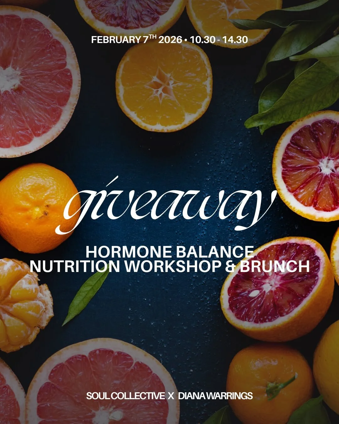 Hormone Balance Nutrition Workshop + Brunch Giveaway

We&rsquo;ve partnered with @dianawarrings_nutrition to offer you one free spot at her upcoming workshop &amp; brunch at the beautiful @nourished.berlin headquarters at MOOS space in Alt-Treptow on