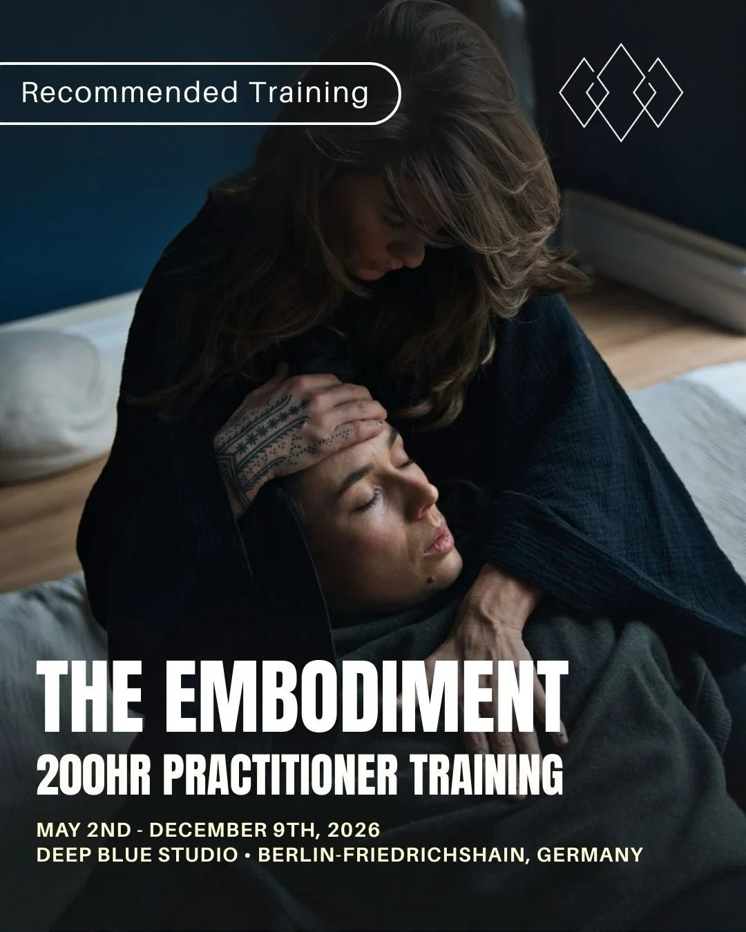 The Embodiment: 200hr Practitioner Training with @rika_healing_artist 💙

The Embodiment is a unique training combining intuitive touch and connected breathing with spiritual mediumship. 

In essence, it is a space for awakening, where the soul can b