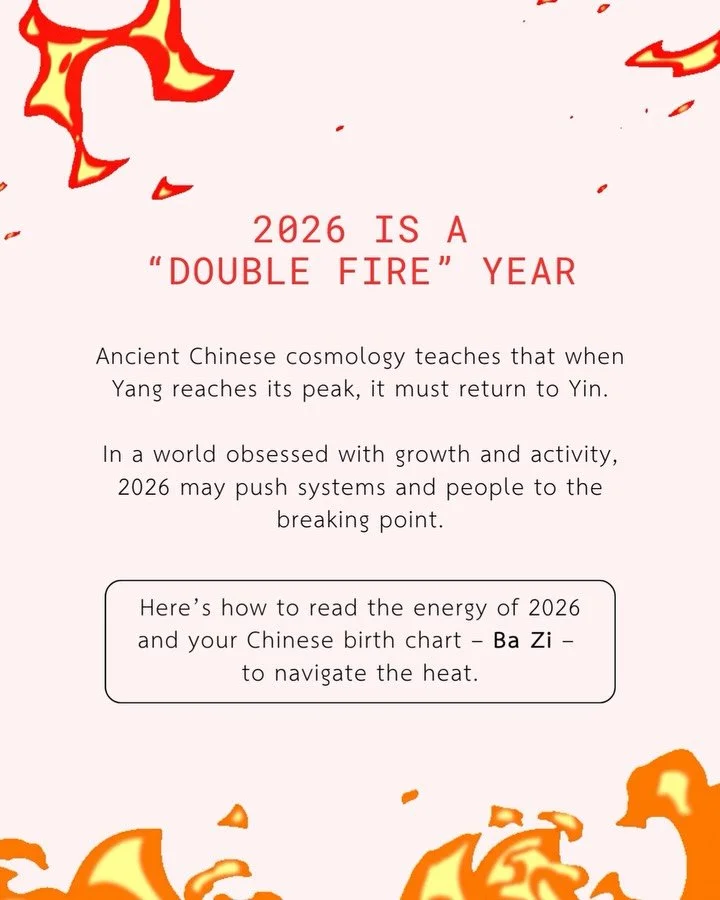 A Beginner&rsquo;s Guide to Chinese Astrology Through the Lens of Daoism ☯️

To kick off Lunar New Year today, we invited @yunearth_ to take over our newsletter and decode the ancient Chinese cosmology behind the Fire Horse year.

Swipe through to ga