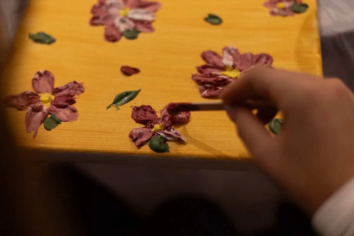 I can paint myself flowers workshop