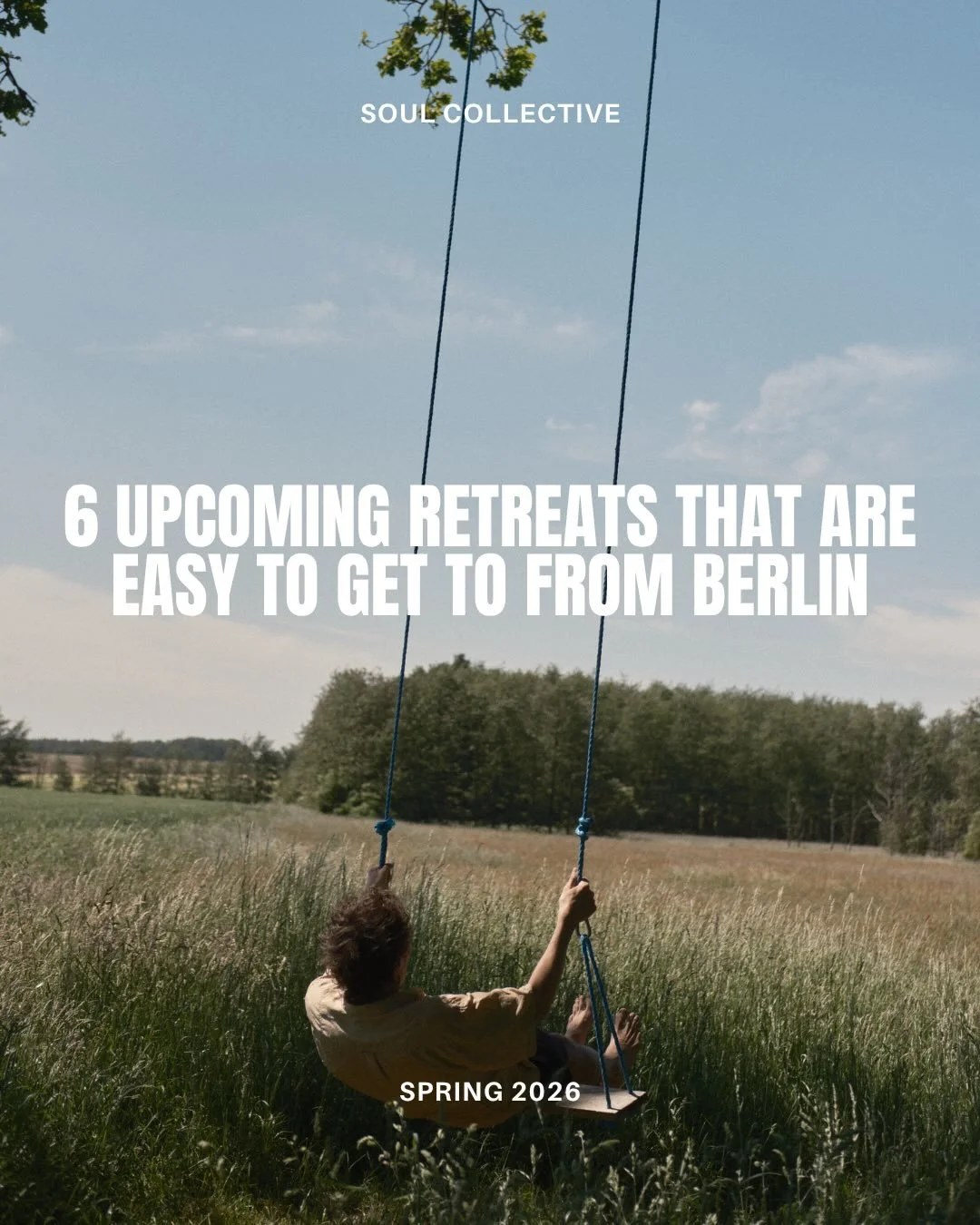6 Upcoming retreats that are easy to get to from Berlin 🐌

1️⃣&nbsp;Easter Spring Retreat with @nana7iro_yoga &amp; @yogainperson from April 3rd to April 6th in Clenze, Niedersachsen

2️⃣&nbsp;Spring Awakening Retreat with @utaeismann.yoga from Apri