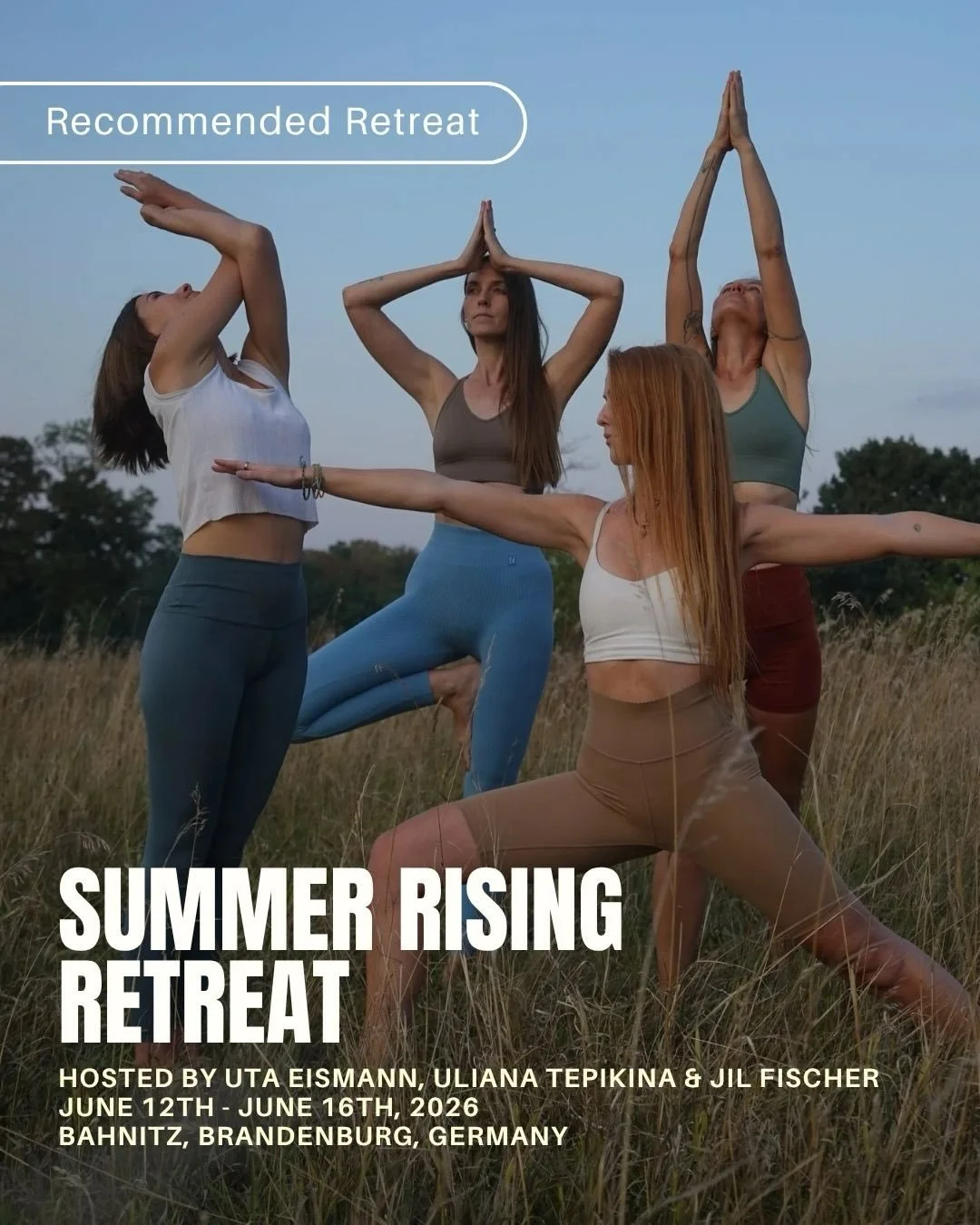 Summer Rising Women&rsquo;s Retreat 🌞

Summer is the season when the seeds planted in the quiet of winter - both around us and within us - come into bloom.

Through yoga, meditation, ritual, breathwork, intuitive movement and dance, explore the abun