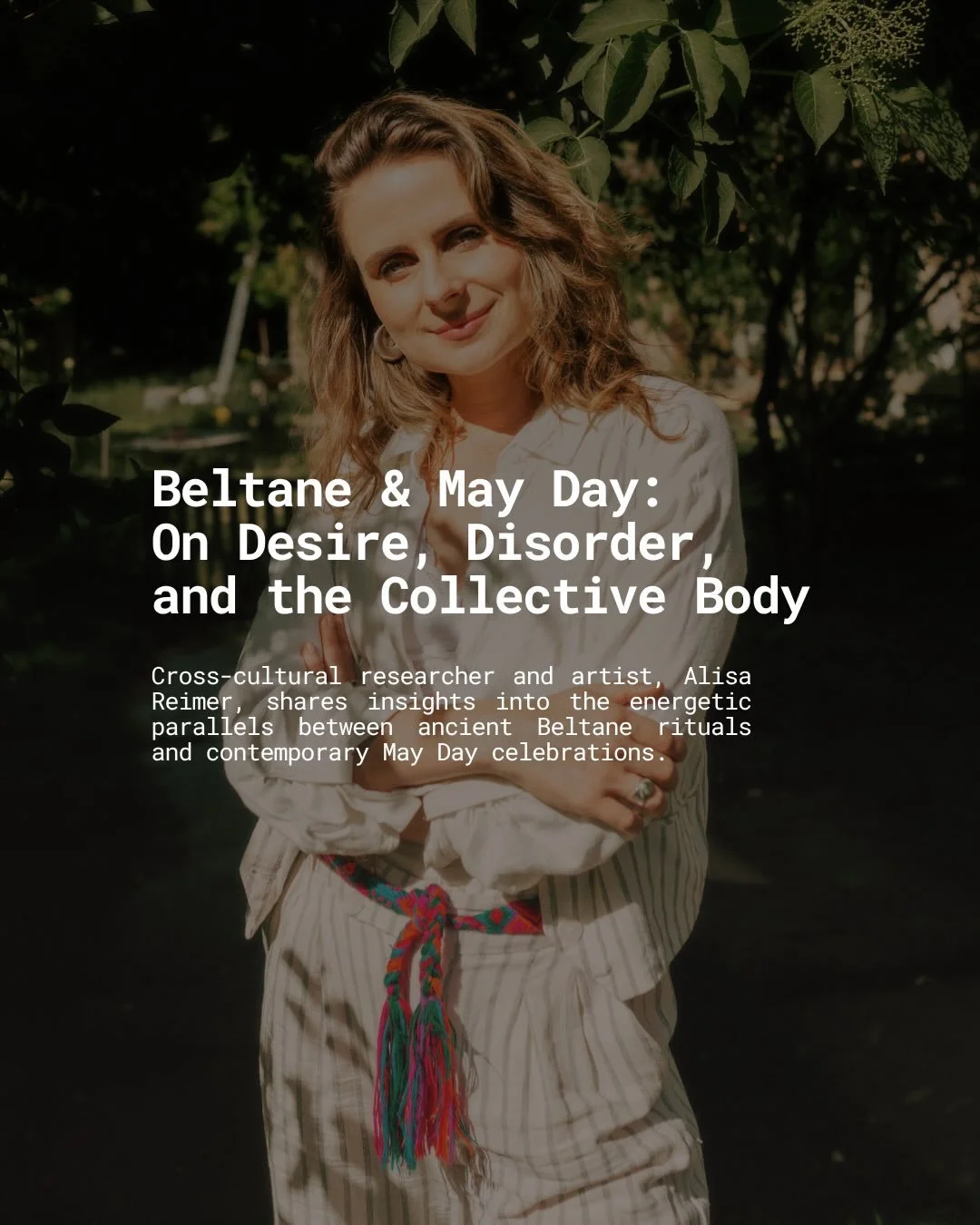 Ahead of Beltane and May Day tomorrow, cross-cultural researcher and artist @alisa_reimer shared with us some of the surprising energetic parallels between ancient Beltane rituals and contemporary May Day celebrations. 

In the traditional seasonal c