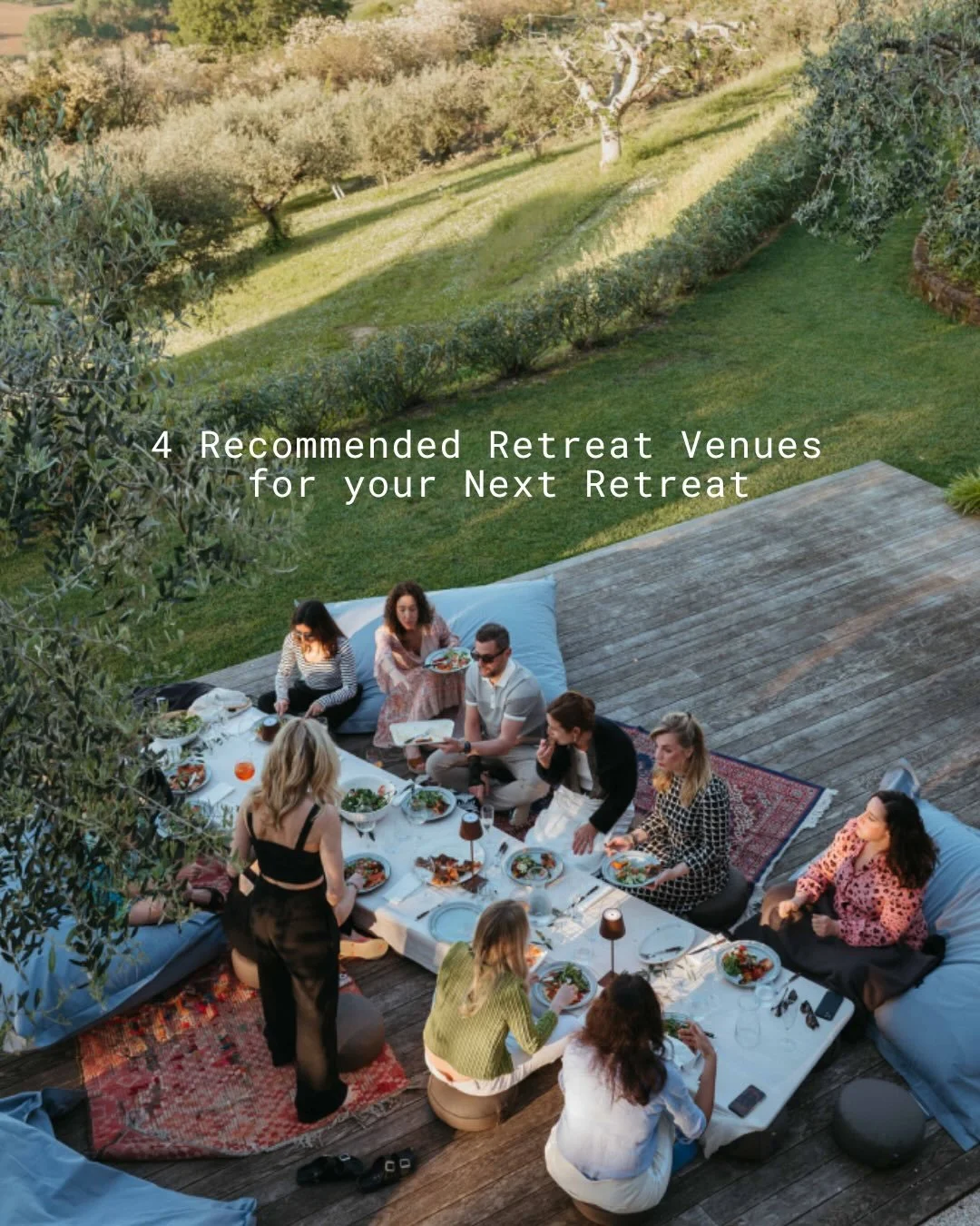 Four spaces, four different vibes ✨

The setting for a retreat really shapes the experience: the mood, the pace, and the feeling that guests take home with them. Whether you&rsquo;re drawn to something rustic or luxurious, minimalist or maximalist, c
