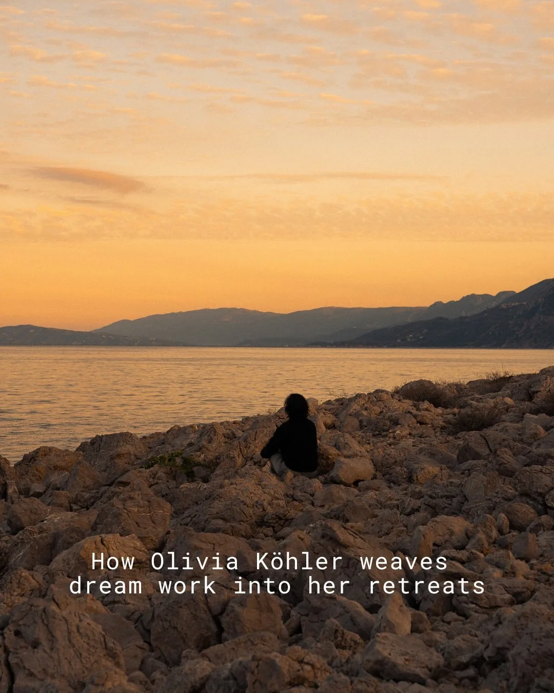 Today on our newsletter, Olivia from @kailonaturetherapy shared with us insights into how she incorporates Jungian dream work into her retreat facilitation.

Never forceful, always a gentle invitation for those who are open to this kind of inner expl