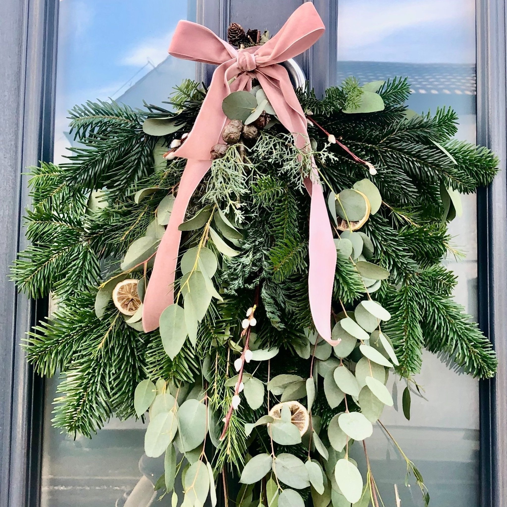 christmas door swag workshop 2