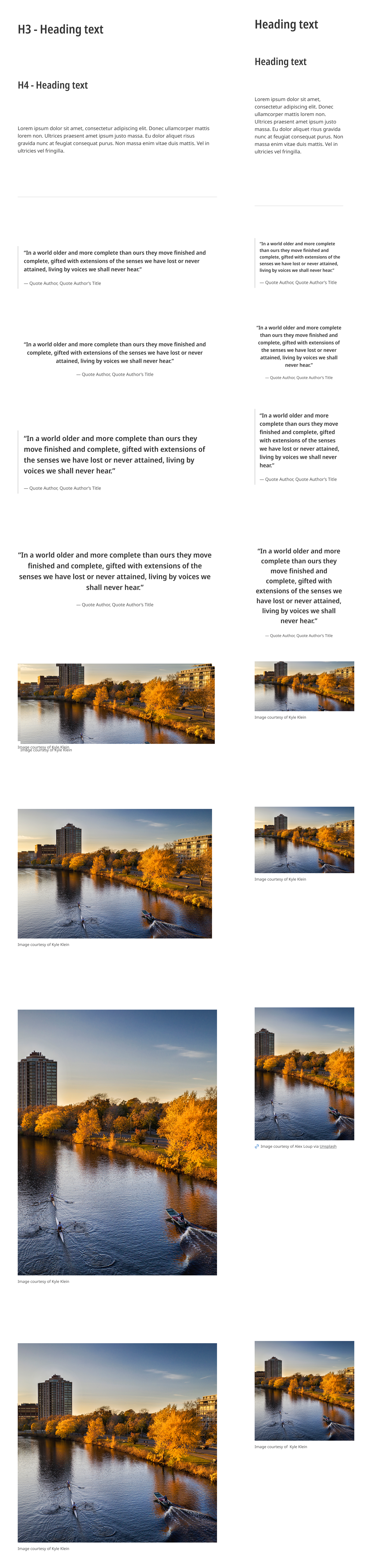 Composable Template Contract: Authors choose storytelling layout and media density, while multilingual wayfinding and semantic landmarks remain structurally enforced.