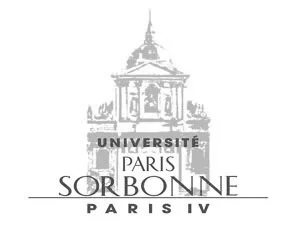 Paris Sorbonne University logo with illustration of historic building