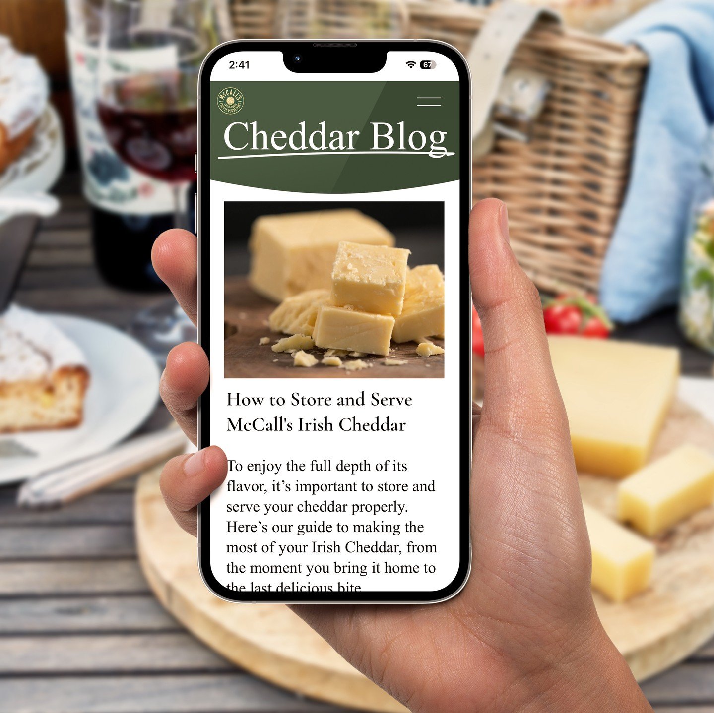 Have you read our cheddar blog yet? It&rsquo;s full of helpful info, cheddar tips, and everything you&rsquo;d want to know about Irish cheddar.

Check it out with the link in our bio!