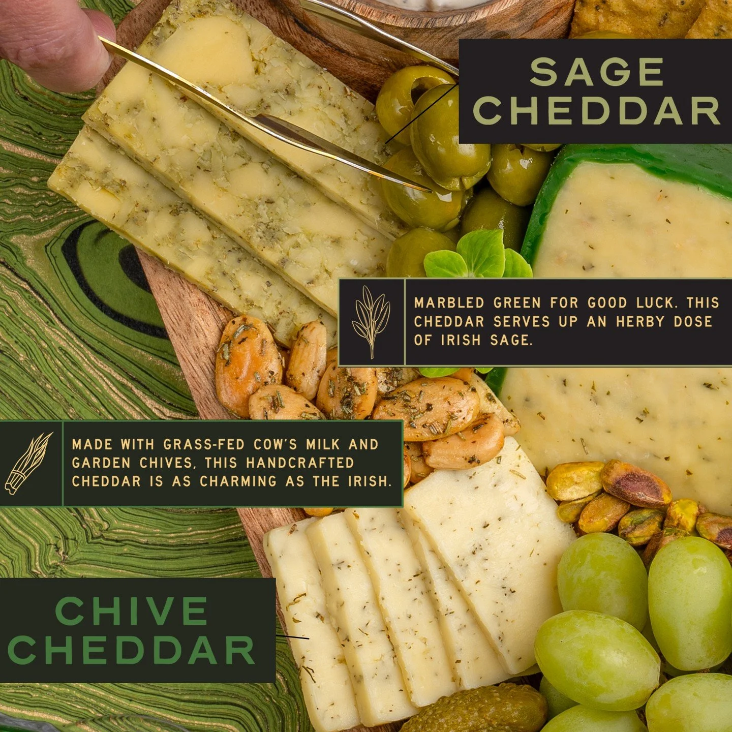 Bold cheddar and fresh herbs are made for sunny summer snacking. ☀️