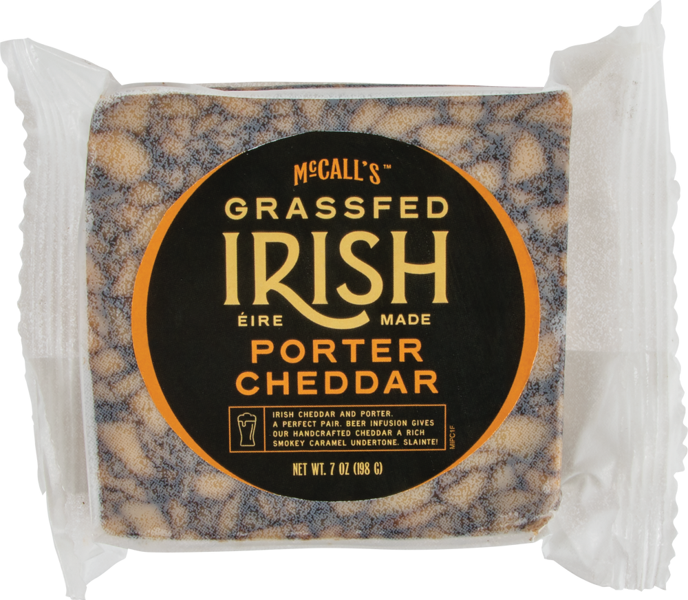 McCall's Irish Porter Cheddar — McCall's Grassfed Irish Cheddar