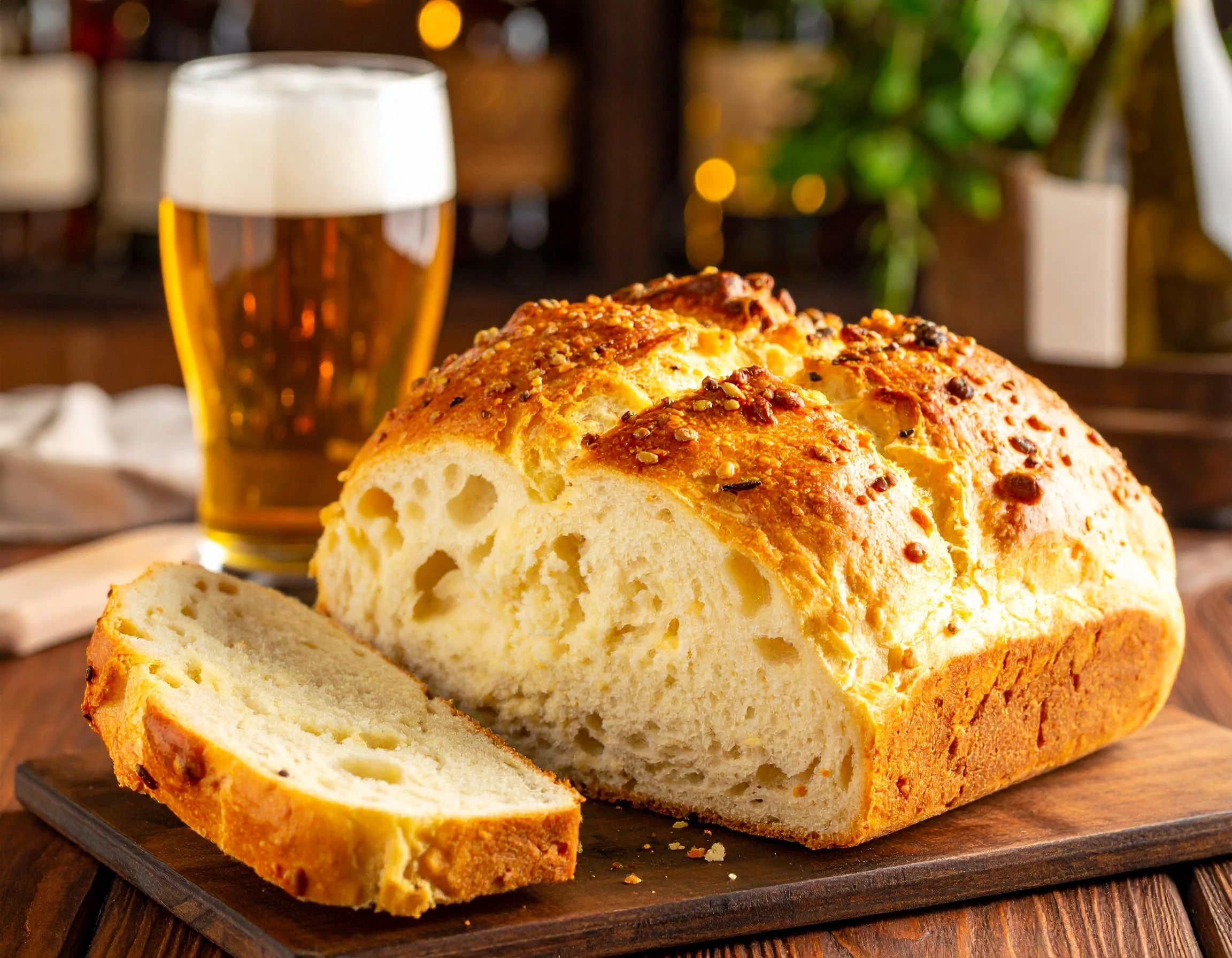 CHEDDAR-STUFFED SODA BREAD