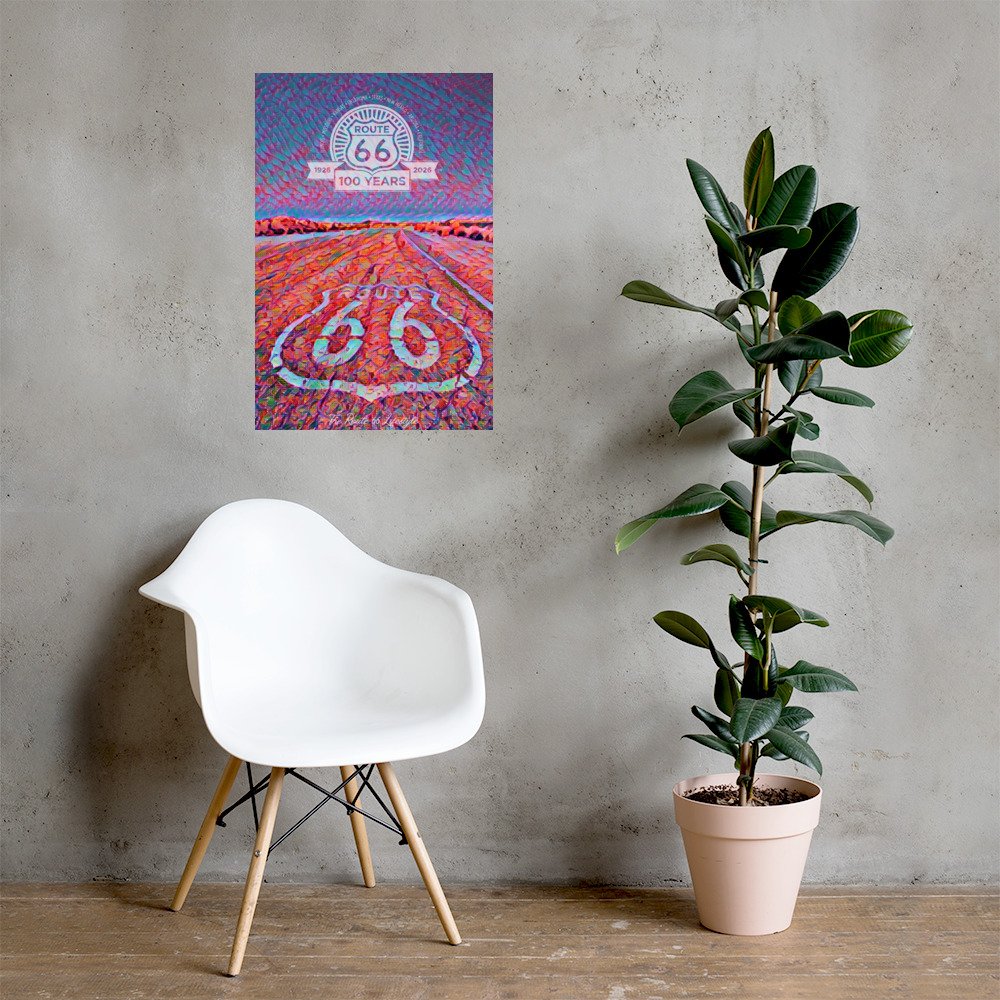 Official Route 66 Lifestyle™ Painted Sun 20