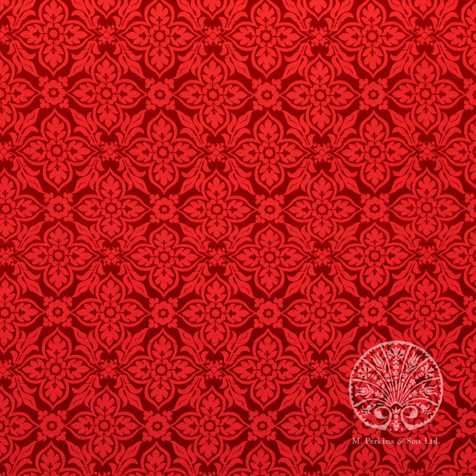 Red Chelmsford Damask