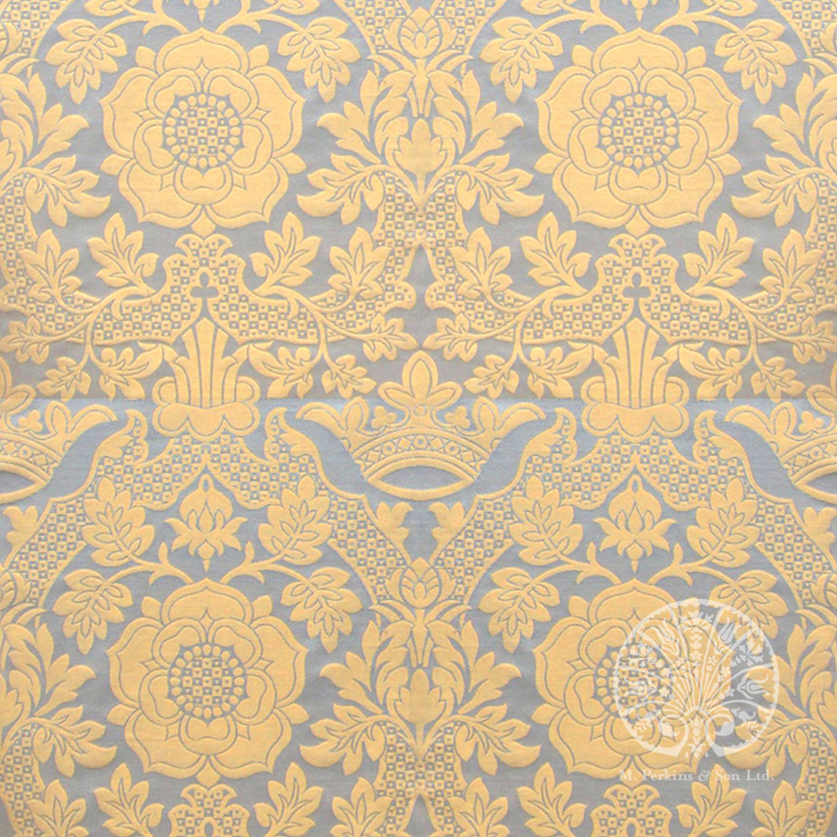 White/Gold St. Margaret Brocade